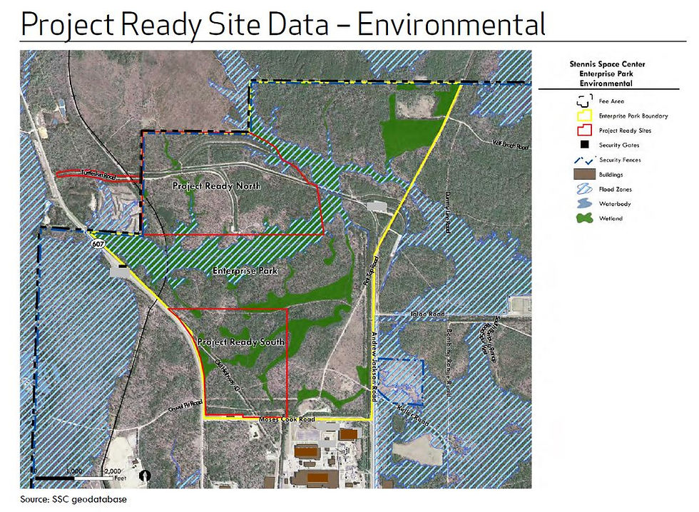 SSC Enterprise Park Environmental Map