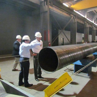 GOV. BRYANT VISITS PORT BIENVILLE, TOURS JINDAL TUBULAR