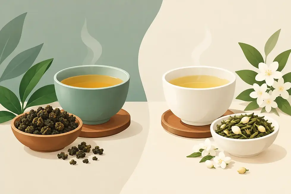 Oolong Versus Jasmine Tea: Which Flavor Fits?