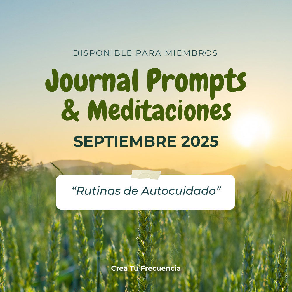 Crea Rutinas de Autocuidado - Journal Prompts