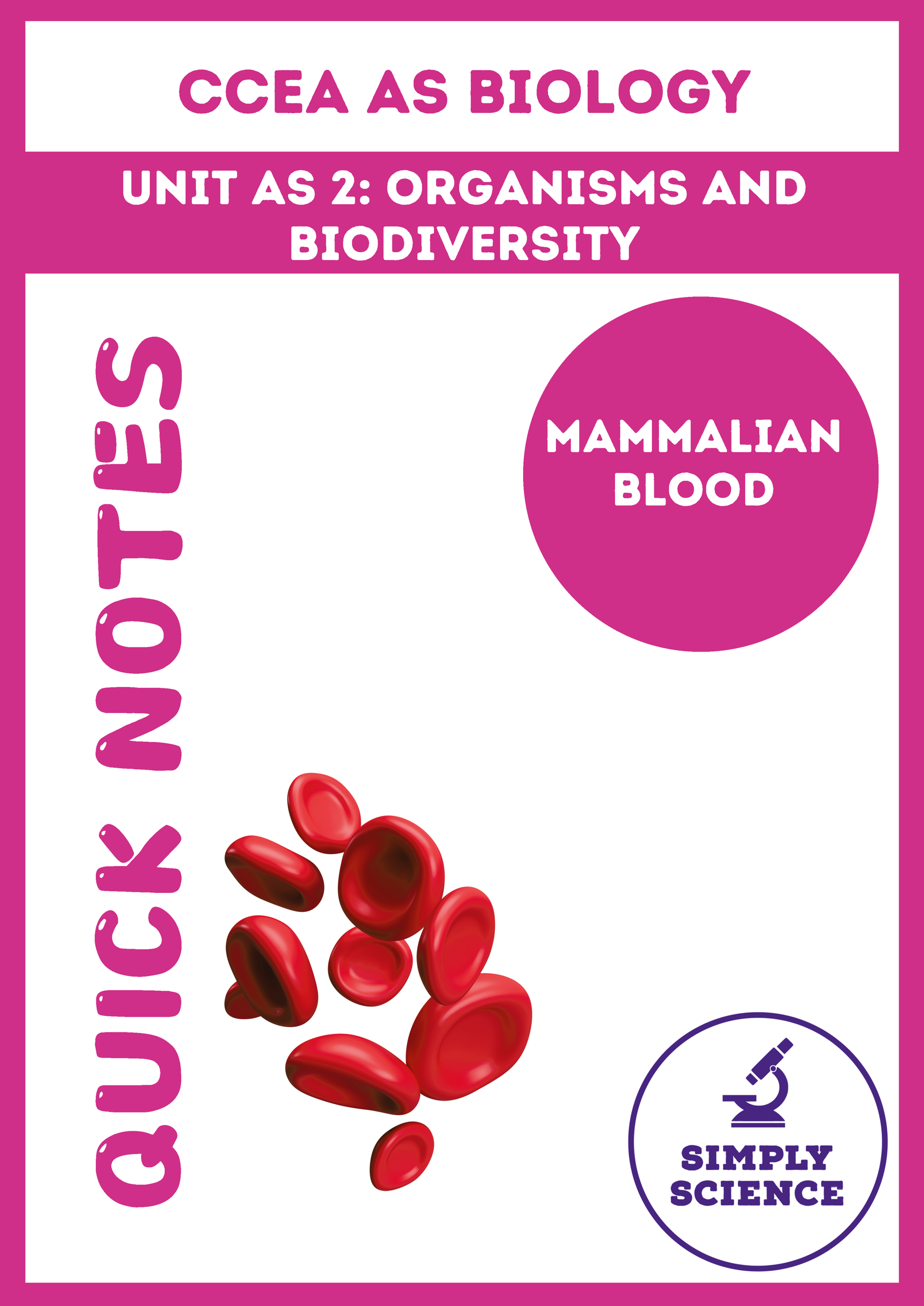 AS-2 Mammalian Blood Quick Notes