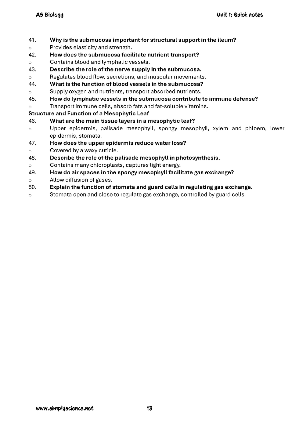 Thumbnail: AS-1 Biology Viruses Quick Notes