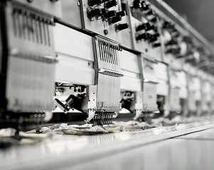 Fabric Machinery in Factory