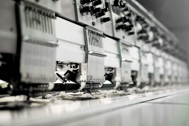 Fabric Machinery in Factory