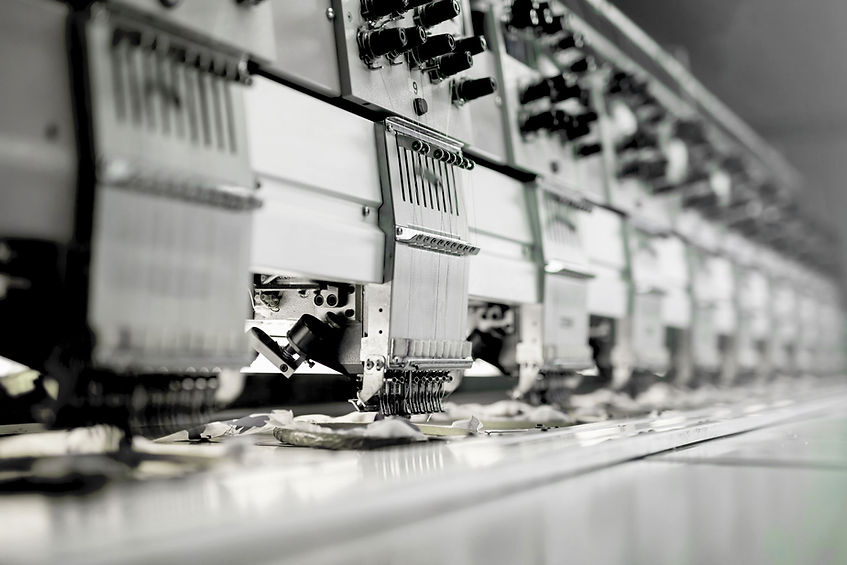 Fabric Machinery in Factory