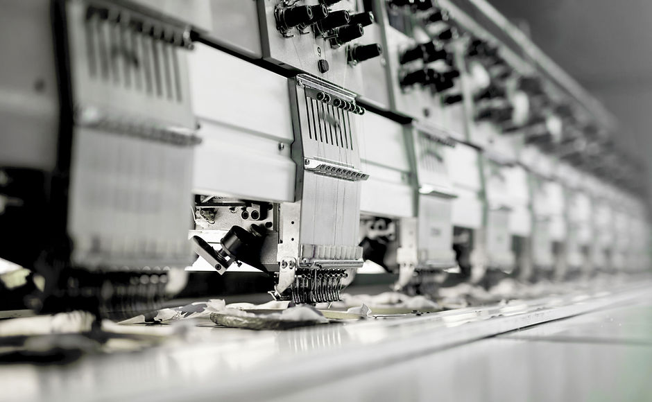 Fabric Machinery in Factory