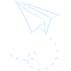 Paper airplane drawing