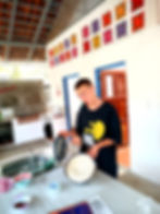 Pizzas at Rancho Del Tiburon, Nicaragua