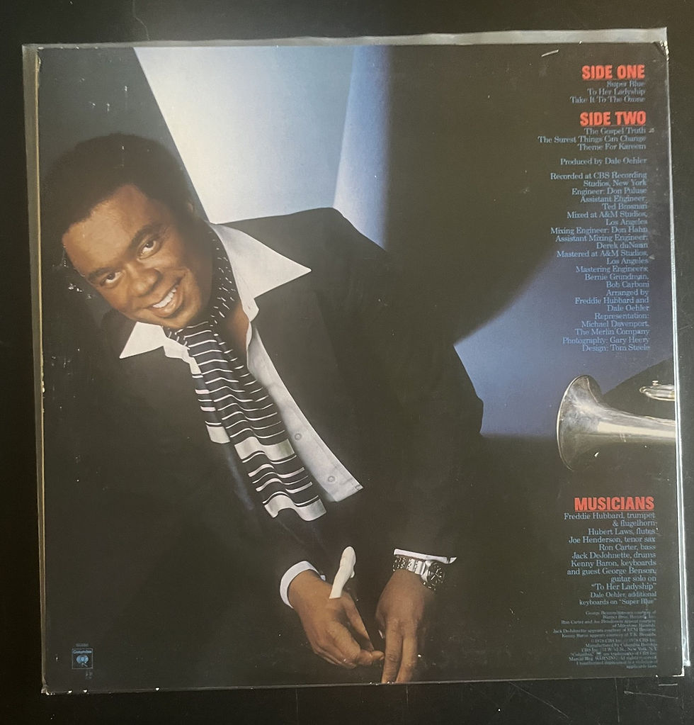 Thumbnail: Freddie Hubbard - Super Blue LP Columbia JC 35386 Terre Haute US Press NM VG+