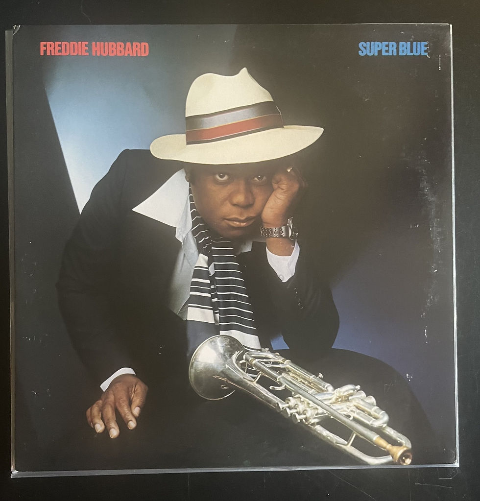 Thumbnail: Freddie Hubbard - Super Blue LP Columbia JC 35386 Terre Haute US Press NM VG+