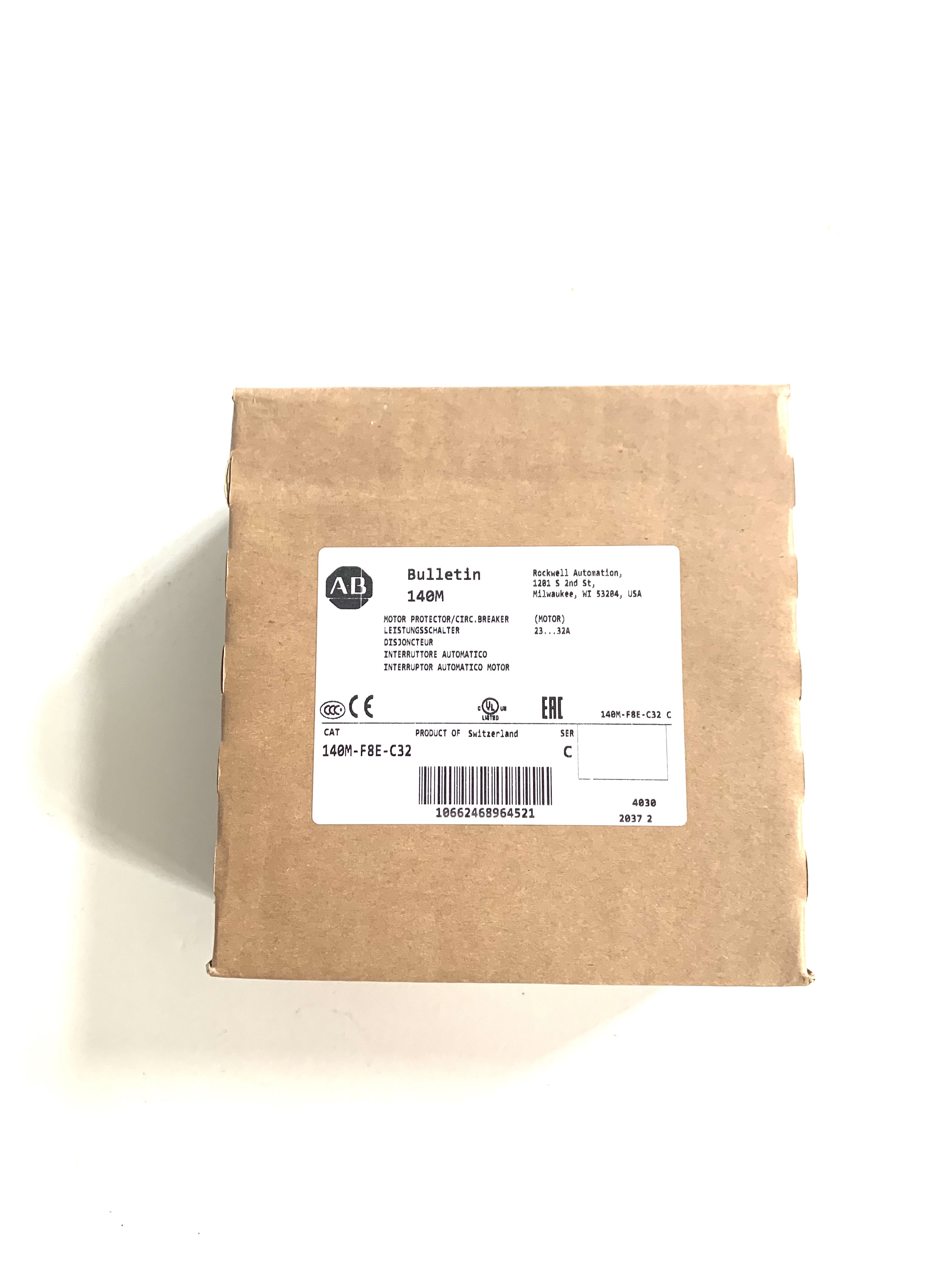 Allen Bradley 140M-F8E-C32 Overload Dry Cleaning Part 0323073