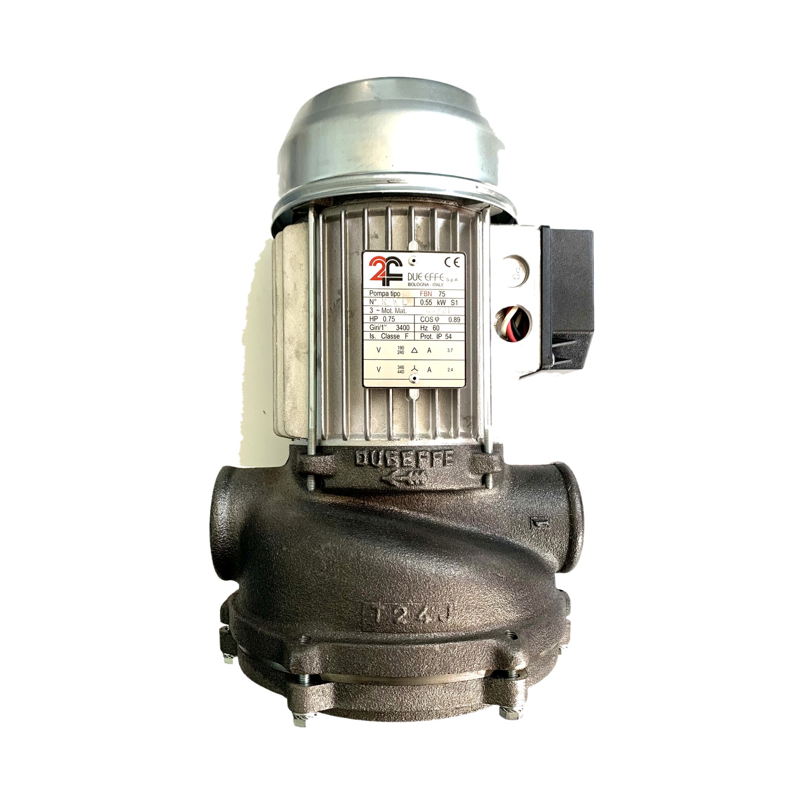 FBN75 Due Effe Pump Motor for Perc Machines Part 0702035 / Old M5237