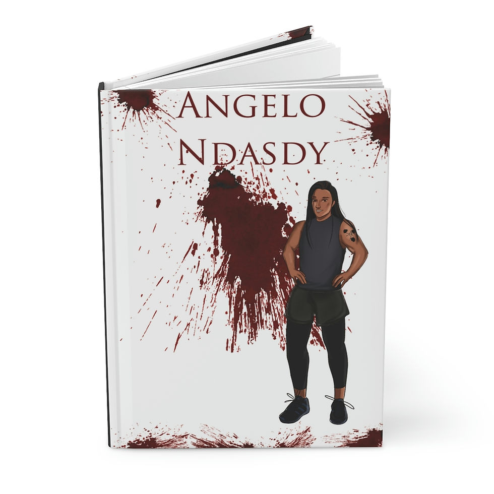 Thumbnail: "Blood Ties" Matte Hardcover Journal (Angelo)