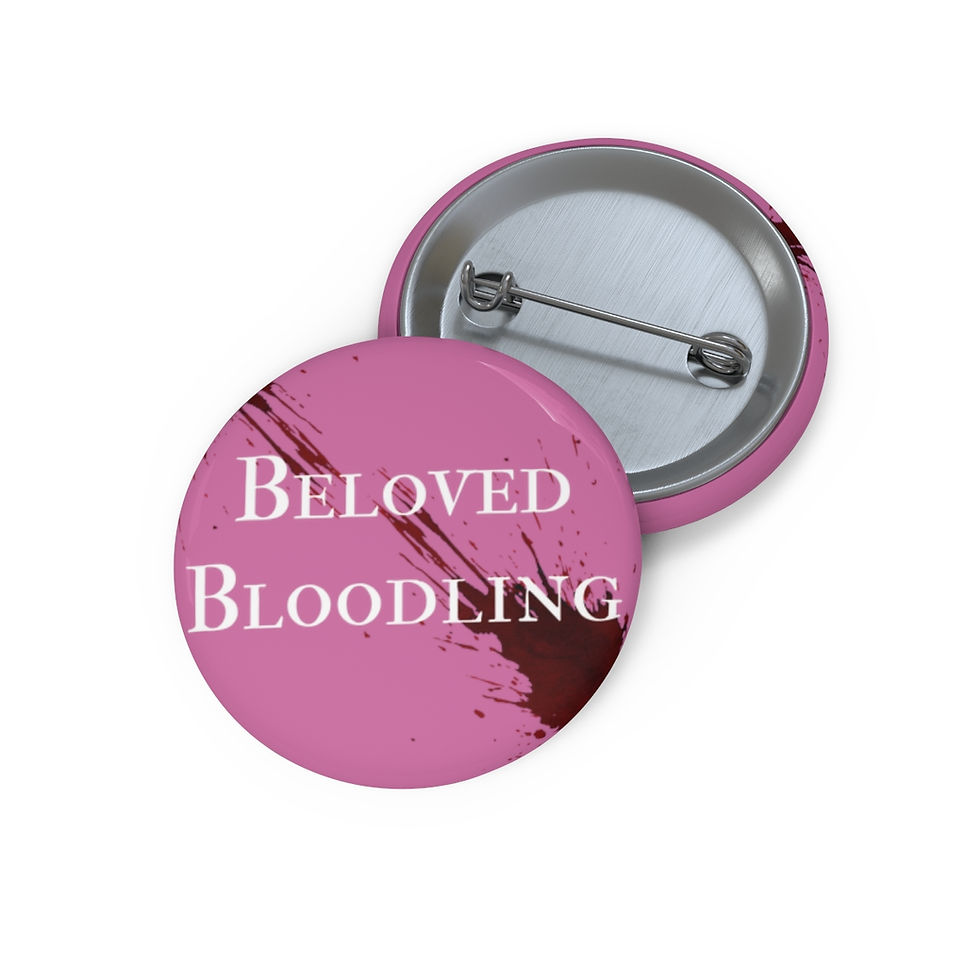 Thumbnail: Beloved Bloodling Pin Buttons (Pink)