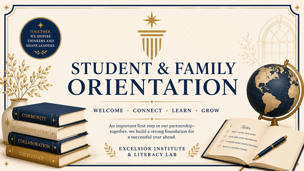 Student & Family Orientation