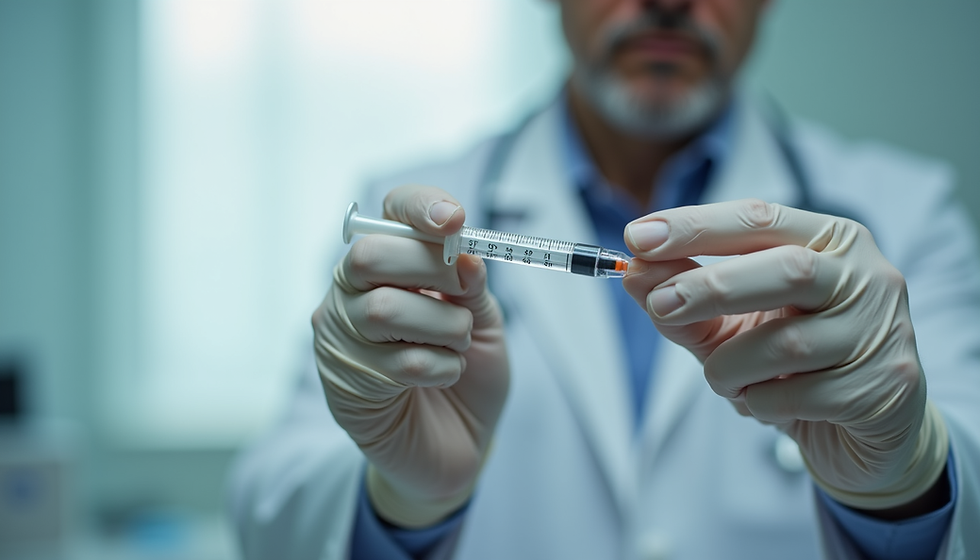 Steroid injections used in dermatology for keloid scars, alopecia areata, cysts and other inflammatory conditions.