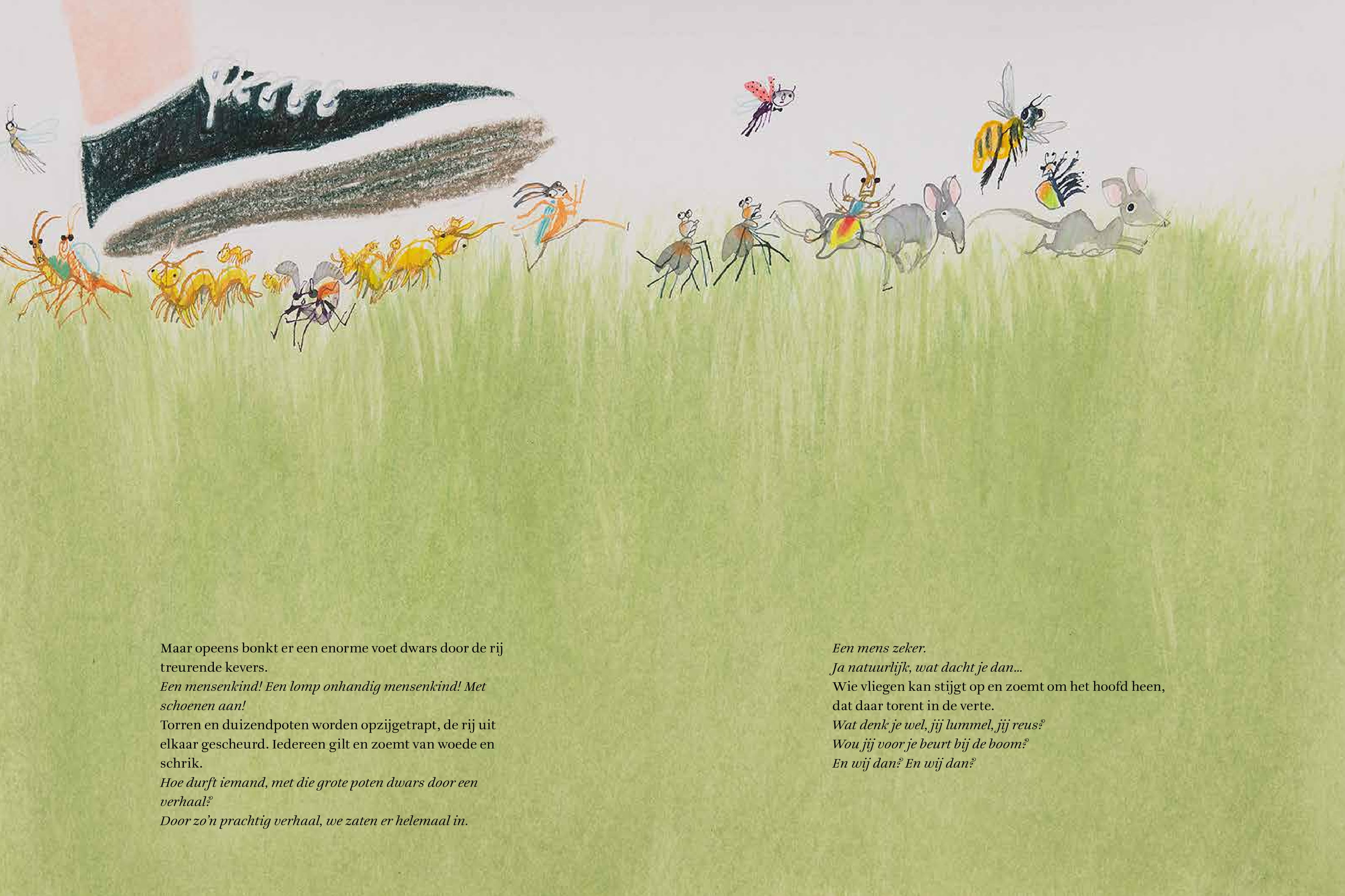 De Boom met het oor - Philip Hopman | Kinderboeken tekenaar