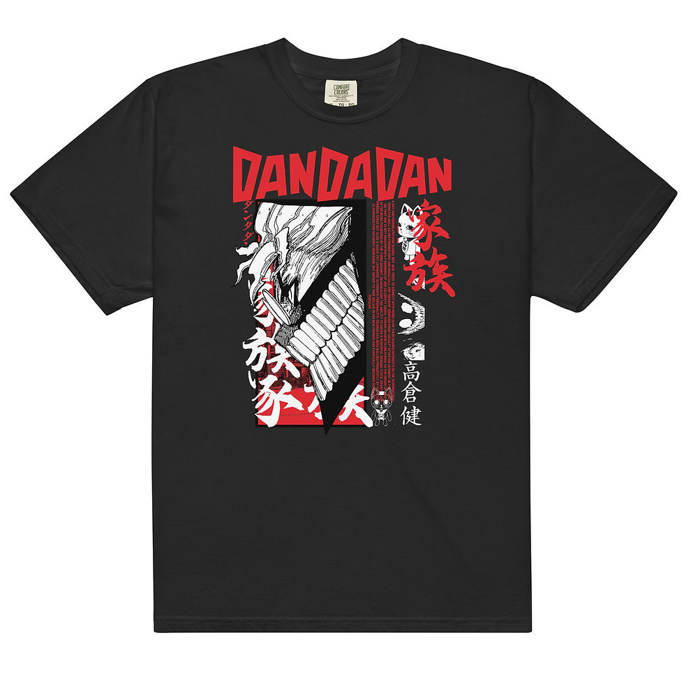 Thumbnail: Unisex garment-dyed heavyweight t-shirt DaNDANDAN 