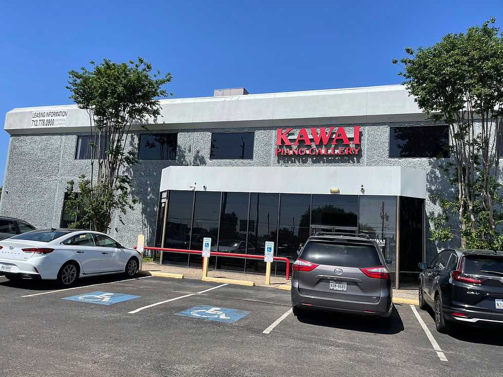 Exterior – Updated Building Front for Kawai Piano Gallery