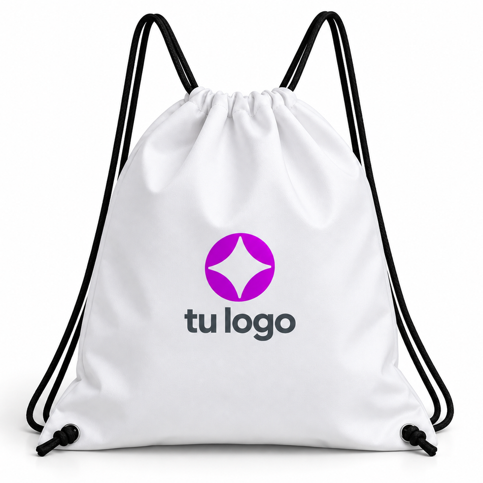 Bolsa tipo morral personalizada