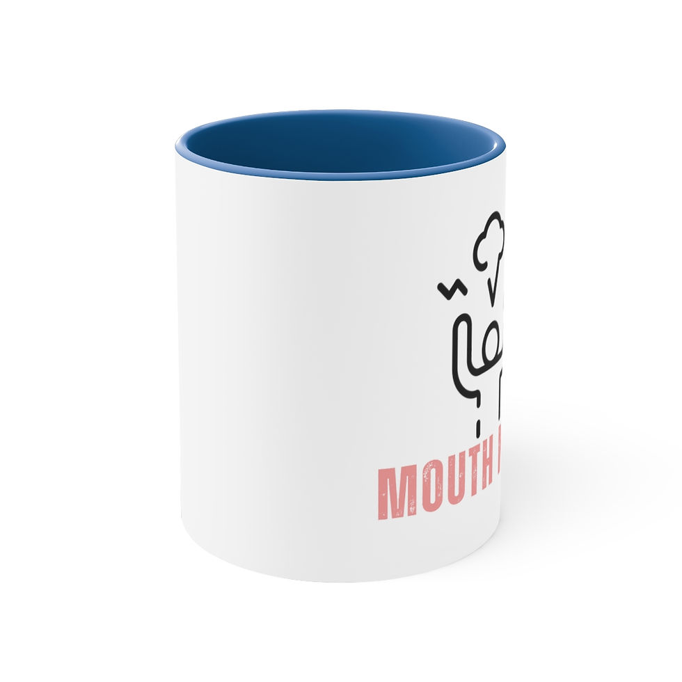 Thumbnail: Mouth Noise Accent Coffee Mug, 11oz