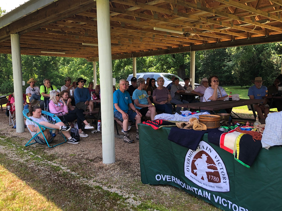 L&L Overmountain Victory Trail Discussion led by Park Ranger William Caldwell, 2023