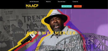 Wix Web Design - NAACP Trenton Branch 