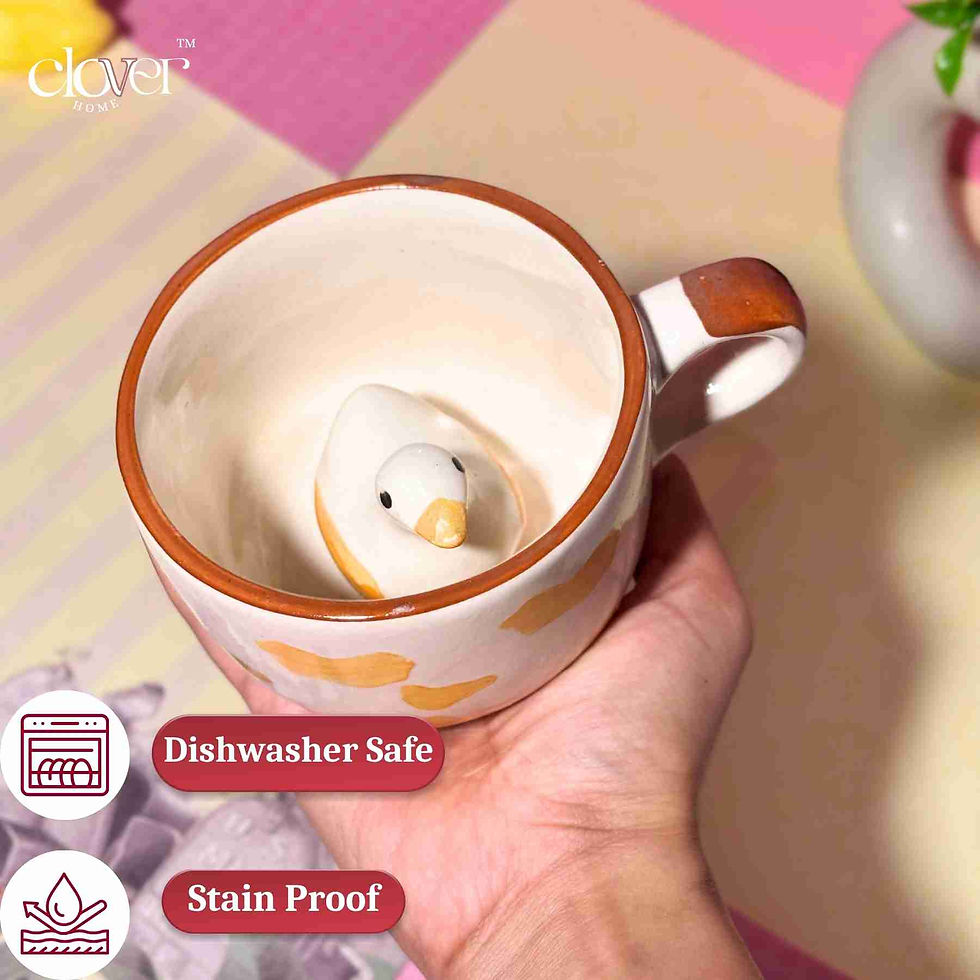 Thumbnail: Surprise Duck Ceramic Coffee Mug – 250 ml