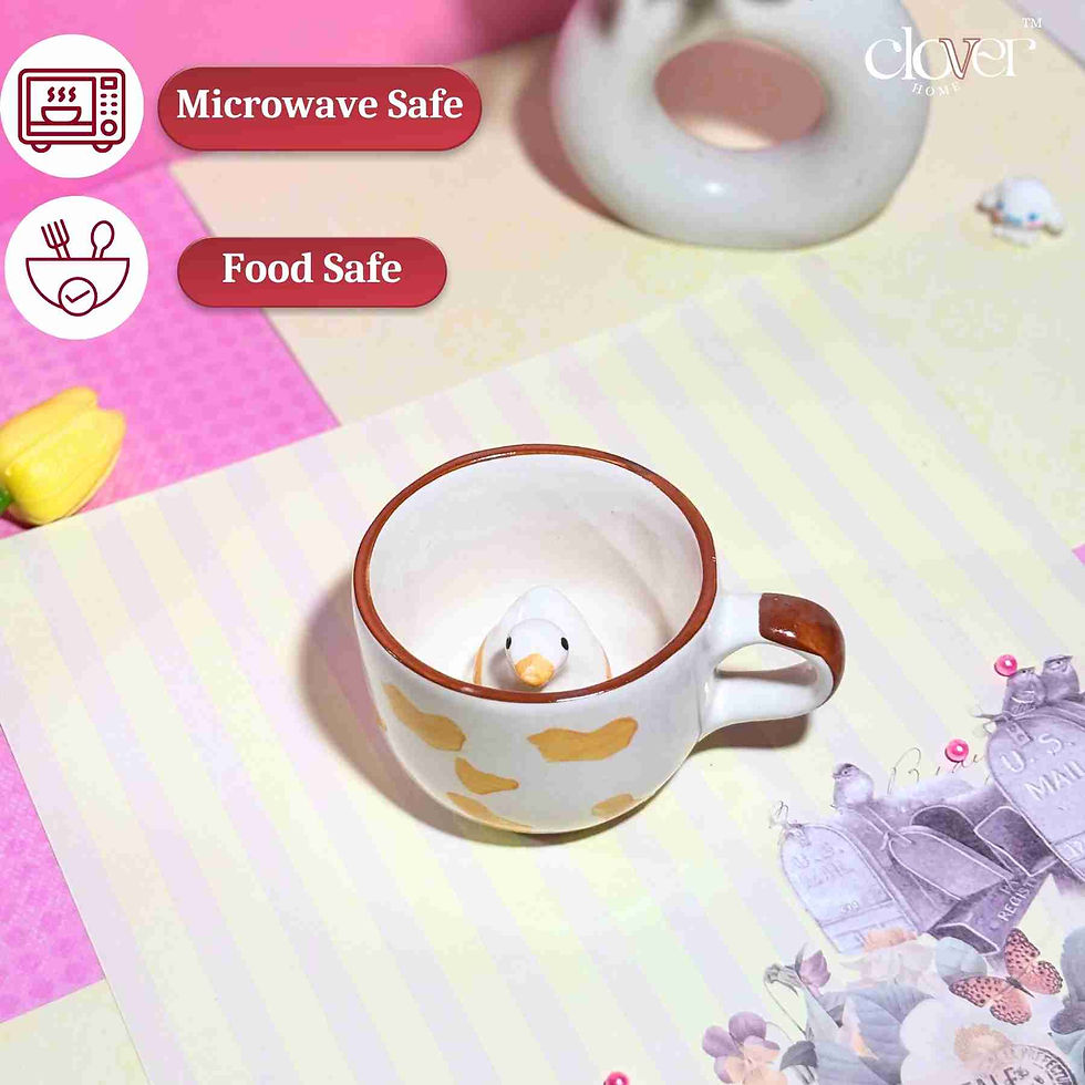 Thumbnail: Surprise Duck Ceramic Coffee Mug – 250 ml