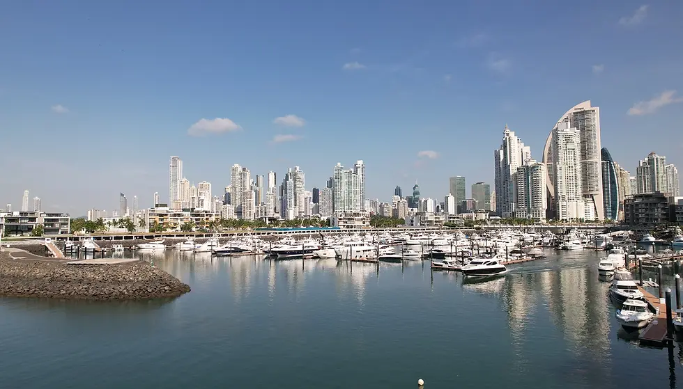 Direct access to the sea in Panama