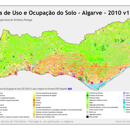 Carta de Ocupação do Solo para o Algarve