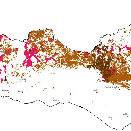 100 anos de distribuição do sobreiro no Algarve