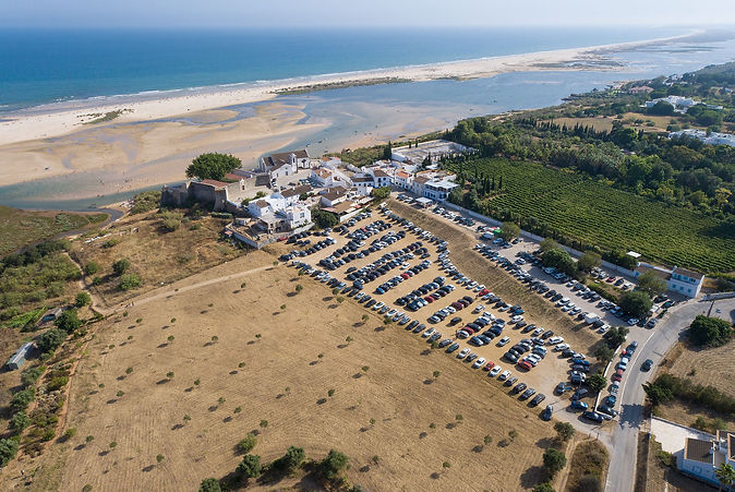 DJI_0024 Cacela Velha estacionamento che