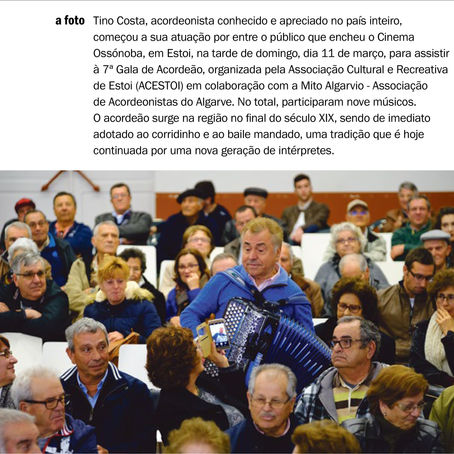Tino Costa na 7ª Gala de Acordeão de Estoi