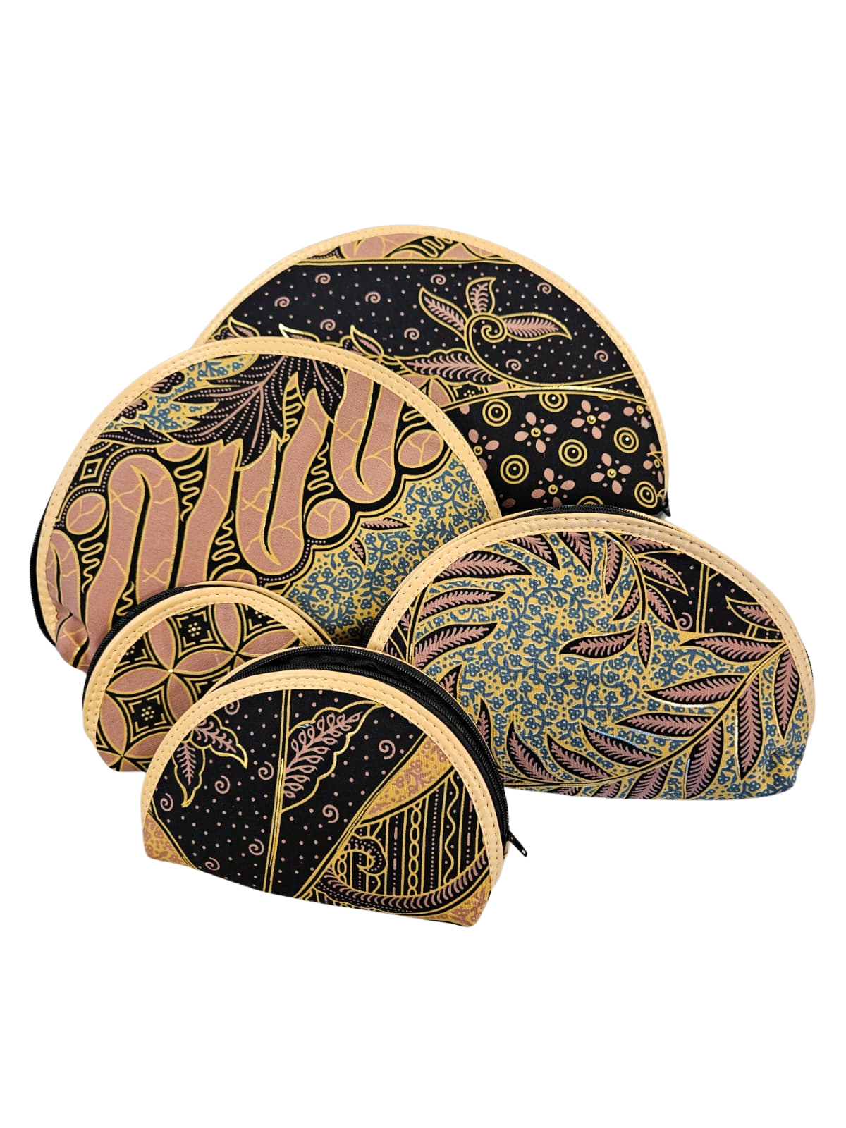 PIPAR BATIK POUCH. SET OF 5
