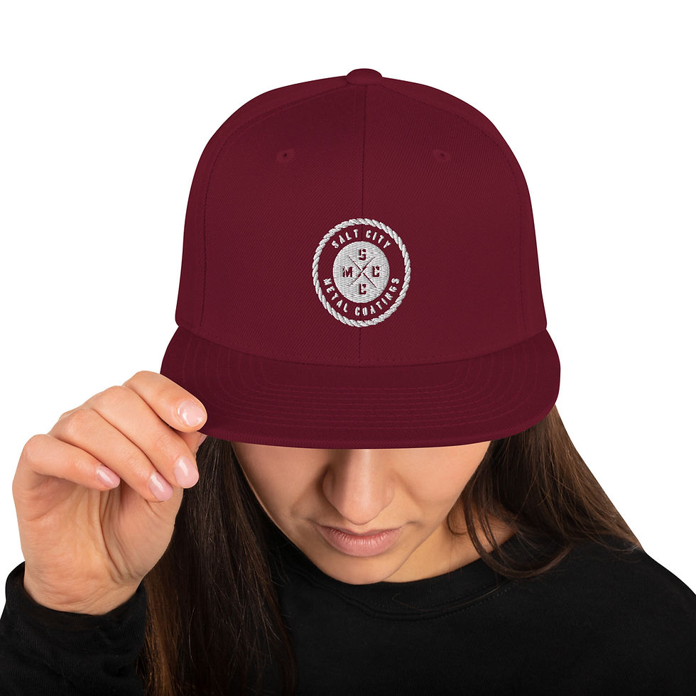 Thumbnail: Salt City Metal Coatings Snapback Hat