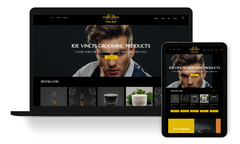 Joe Vinci’s Grooming Products