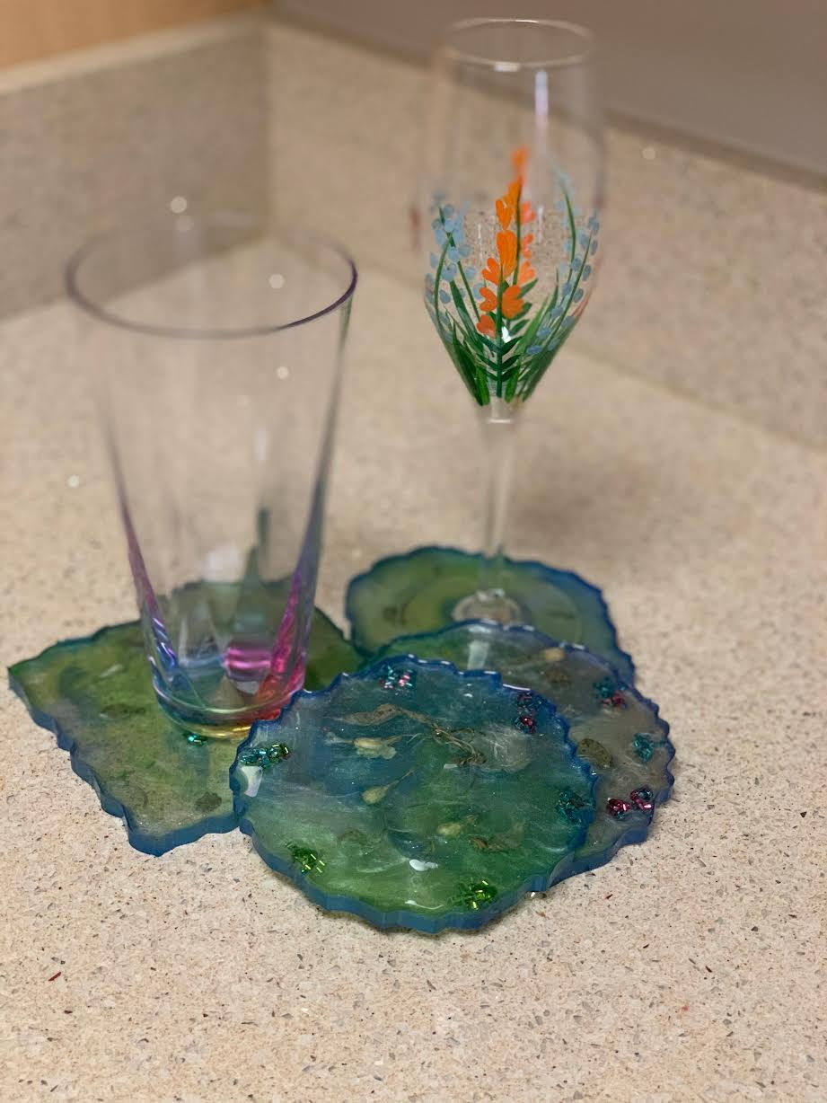 Geode Coaster (2 pieces)