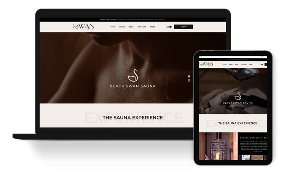 Black Swan Sauna website