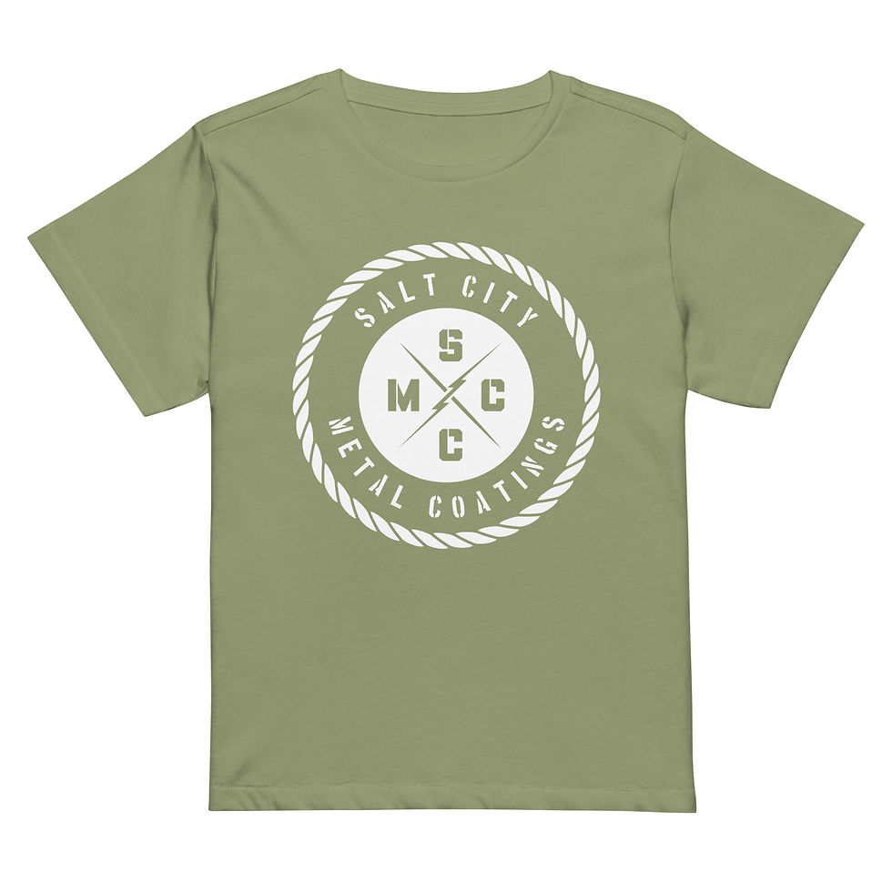 Thumbnail: Salt City Metal Coatings Women’s High-waisted T-shirt