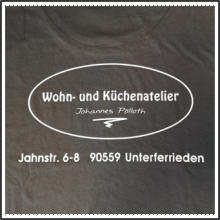 Wohn und Küchenatelier Flexfoliendruck