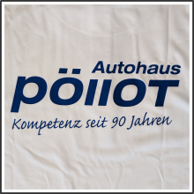 Autohaus Pöllot T-Shirt Flexfoliendruck