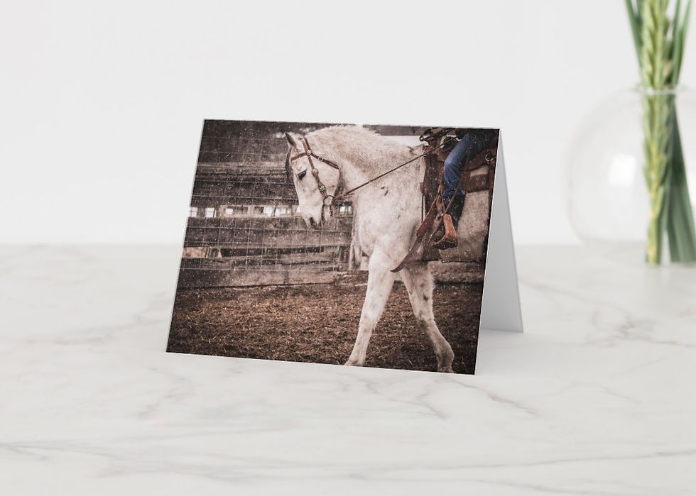 Thumbnail: Ride West Greeting Cards