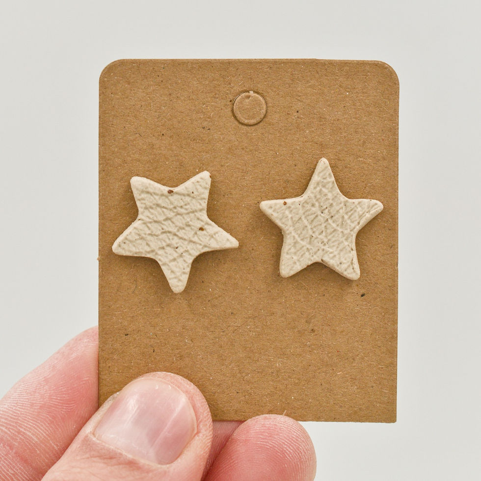 Handmade Star Shaped Earrings