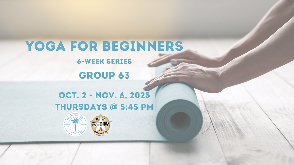 Yoga For Beginners 6-Week Series (Group 63)