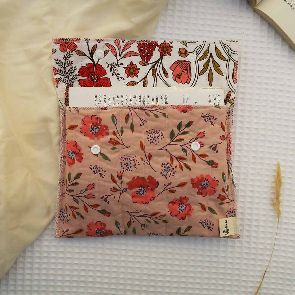 Miniature : Pochette à livre coton - Format Poche ou Broché - JOSY