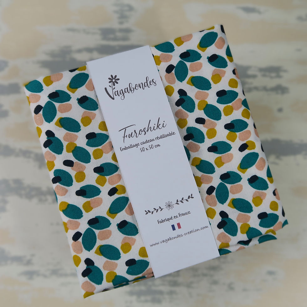 Miniature : Furoshiki de Noël – Emballage Cadeau Réutilisable ; Écologique