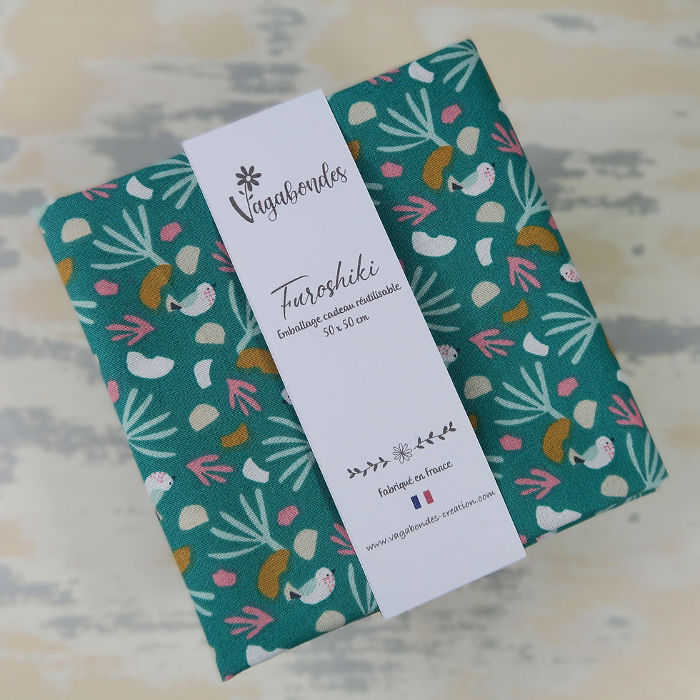 Miniature : Furoshiki de Noël – Emballage Cadeau Réutilisable ; Écologique