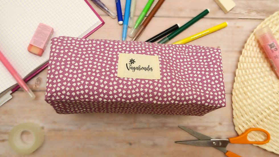 Miniature : Trousse à crayons compacte et pratique – Idéale pour l’école et le bureau