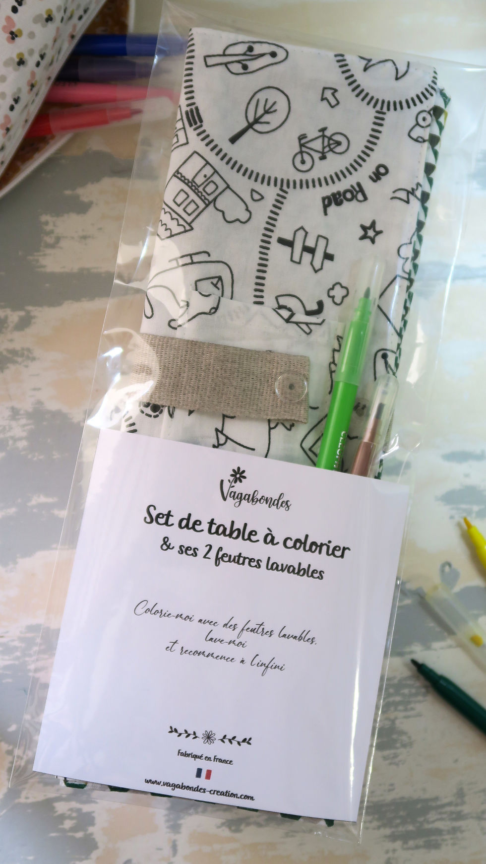 Miniature : Set de table à colorier pour enfants | Activité ludique et créative